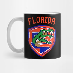 Funny Alligator Florida Football Games American Football Player Brotherhood Mug